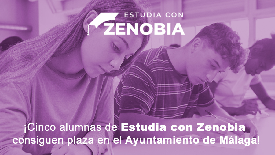 ¡Cinco alumnas de Estudia con Zenobia consiguen plaza en el Ayuntamiento de Málaga!