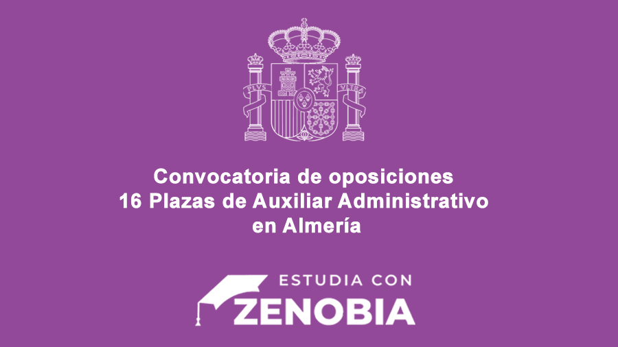 ¡Nueva convocatoria de oposiciones en Almería!
