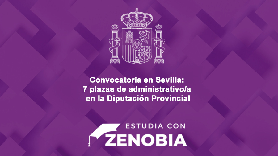 Convocatoria en Sevilla: 7 plazas de administrativo/a en la Diputación Provincial
