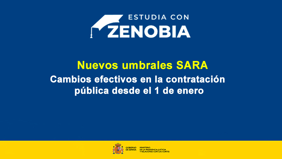 Nuevos umbrales SARA: cambios efectivos en la contratación pública desde el 1 de enero