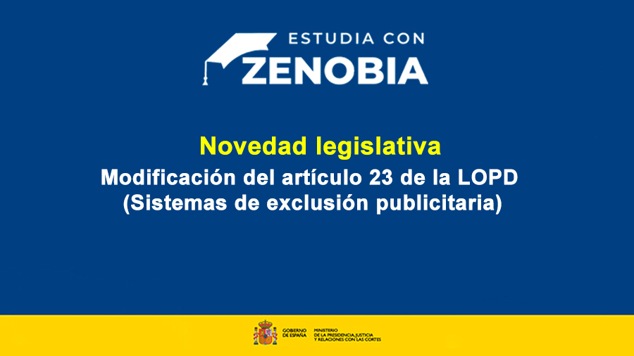 novedad legislativa publicidad